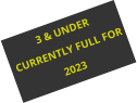3 & Under currently full for 2023